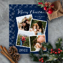 Search for dark blue christmas cards Snow