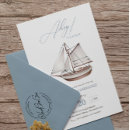Search for sailboat baby shower invitations Modern