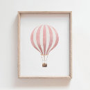 Search for hot air balloon nursery posters Pink