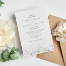 Search for wildflower wedding invitations Blue