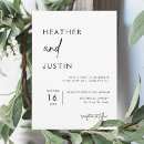Search for micro wedding invitations Black and white