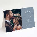 Search for dusty blue wedding thank you cards Elegant