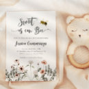 Search for sweet as can bee invitations Wildflower