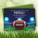 Search for football party invitations Touchdown