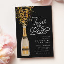 Search for champagne bridal shower invitations Chic