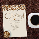 Search for coffee bean invitations Oh baby
