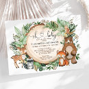 Search for deer invitations watercolor greenery