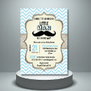 Search for mustache baby shower invitations Little