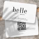 Search for follow me business cards Qr code
