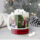 Search for black and red plaid mugs Photo collage