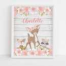 Search for cute woodland nursery posters Rustic