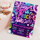 Search for rockstar birthday invitations Music birthday party