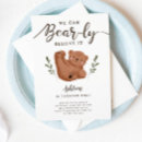 Search for bear birthday invitations Boy