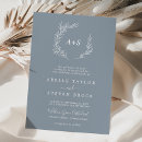 Search for light blue and white invitations For her
