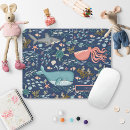 Search for whale mouse mats Under the sea