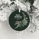 Search for dark green christmas decor Modern