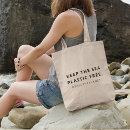 Search for save the ocean tote bags Plastic free