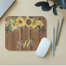 Search for sunflower mouse mats Rustic