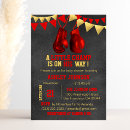Search for boxing baby shower invitations Gold