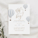 Search for blue hot air balloon invitations Elegant