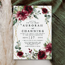 Search for rustic winery wedding invitations Burgundy and gold