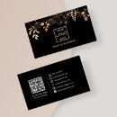 Search for gold leaf business cards Botanical professional interior designer