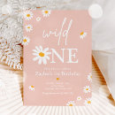 Search for bohemian 1st birthday invitations Daisy birthday party