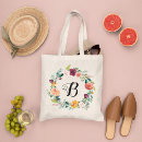 Search for initial tote bags bridesmaid