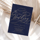 Search for navy and champagne invitations Bride