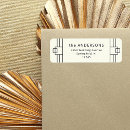 Search for glamour return address labels Black