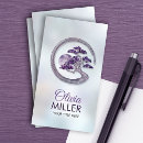 Search for purple moon business cards Amethyst