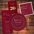 Search for burgundy and gold plates Elegant