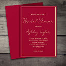 Search for fancy bridal shower invitations Gold