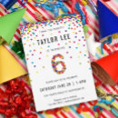 Search for turning 6 invitations 6 year old