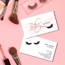 Search for long lash extension business cards Beauty salon