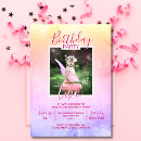 Search for pastel 2nd birthday invitations Rainbow