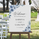 Search for dusty blue wedding signs Welcome