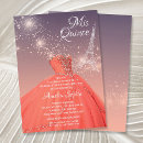 Search for starry night quinceanera invitations Princess
