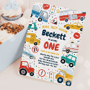 Search for truck birthday invitations Boy birthday party