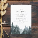 Search for winter forest wedding invitations Woodland