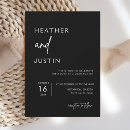 Search for micro wedding invitations Black and white