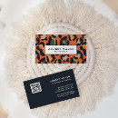 Search for cheetah business cards Leopard skin
