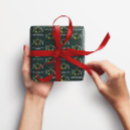 Search for black and green wrapping paper Traditional