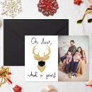 Search for funny reindeer photo christmas cards Modern