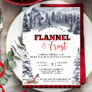 Search for winter couples shower invitations Flannel