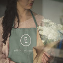 Search for classy aprons Sage green