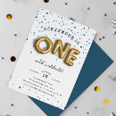 Search for letter balloons invitations For kids