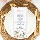 Search for floral wedding menus Bridal shower