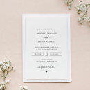 Search for love hearts wedding invitations Black and white