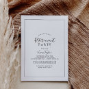 Search for black farewell party invitations Simple womens retirement